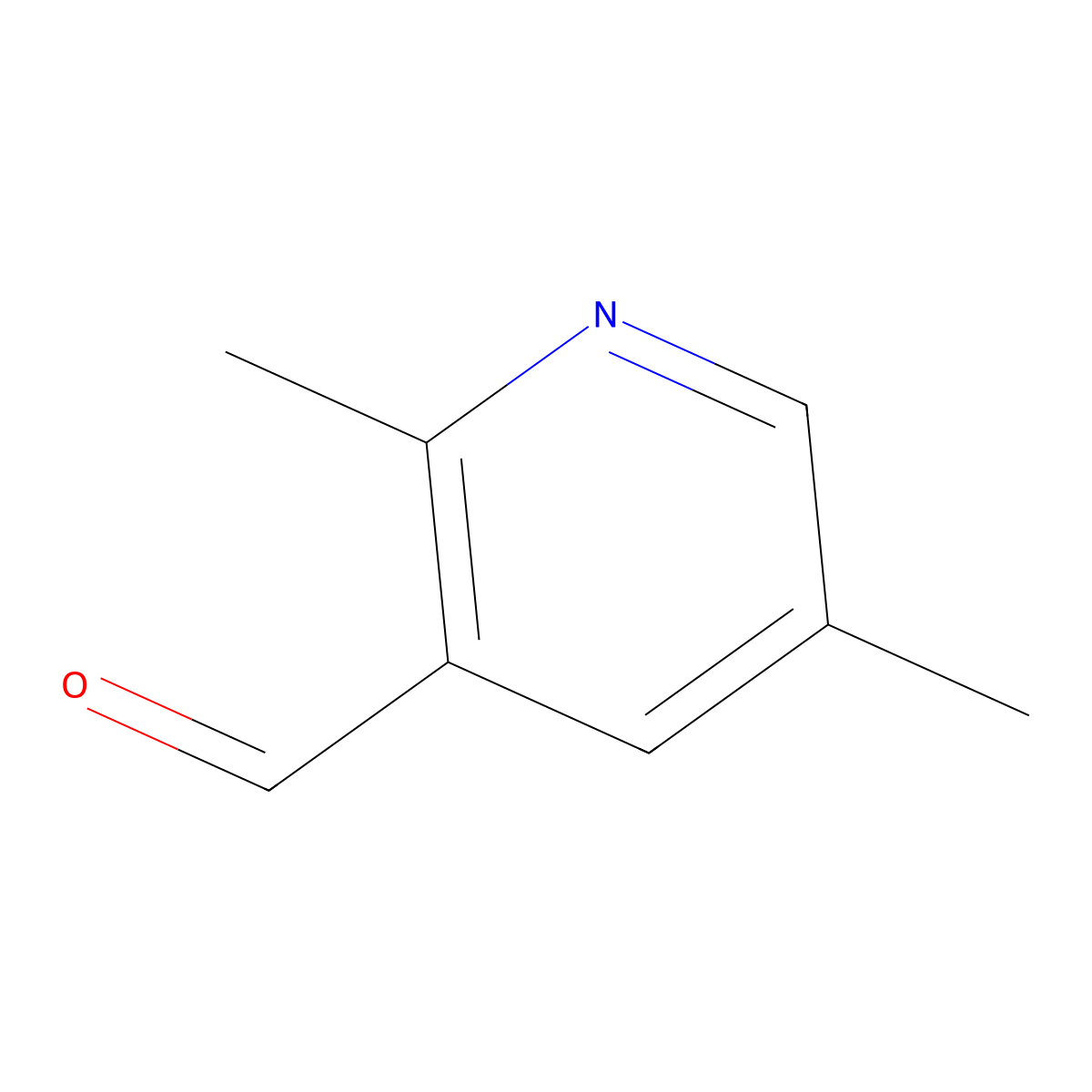 2,5-Dimethylnicotinaldehyde molecular structure, CAS 1211522-52-9