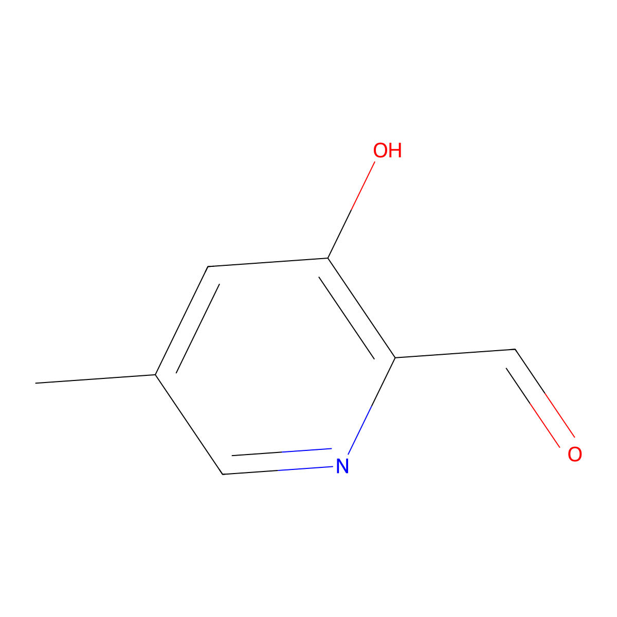 3-Hydroxy-5-methylpicolinaldehyde molecular structure, CAS 1211523-05-5