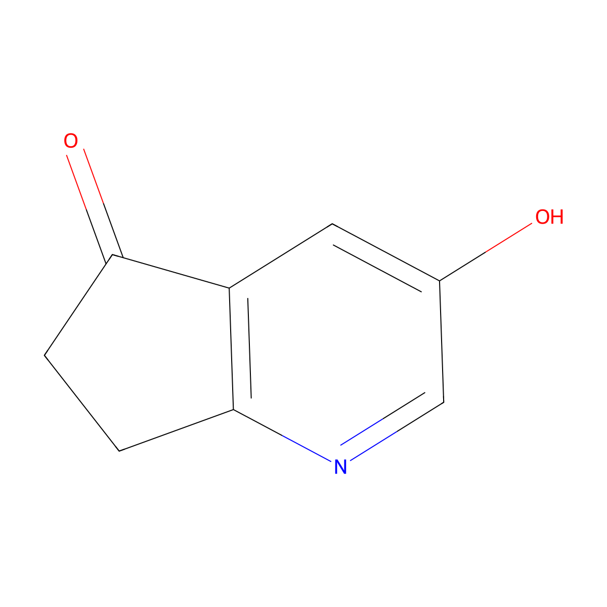 3-Hydroxy-6,7-dihydro-[1]pyrindin-5-one molecular structure, CAS 1211523-07-7