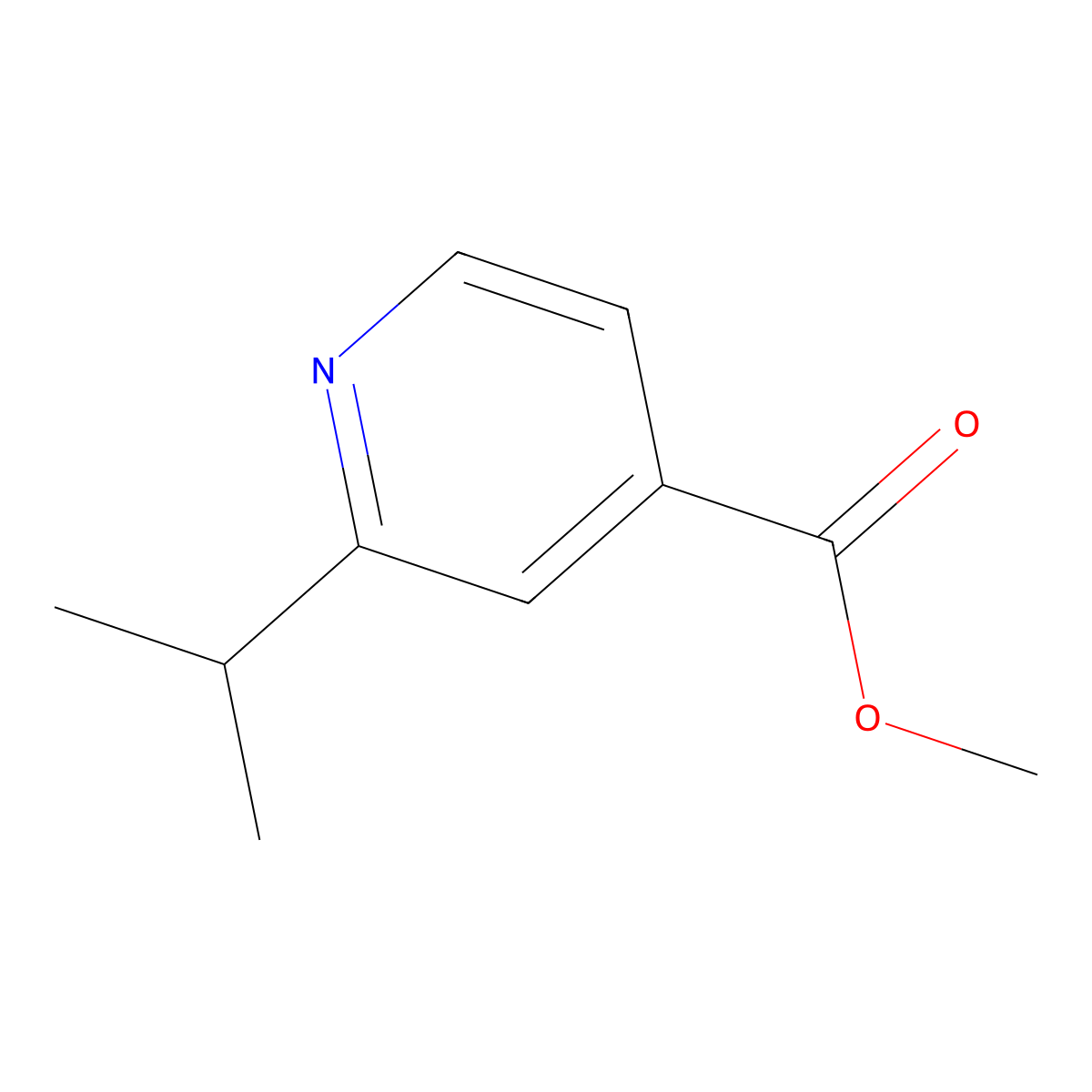 Methyl 2-isopropylisonicotinate molecular structure, CAS 1211523-18-0