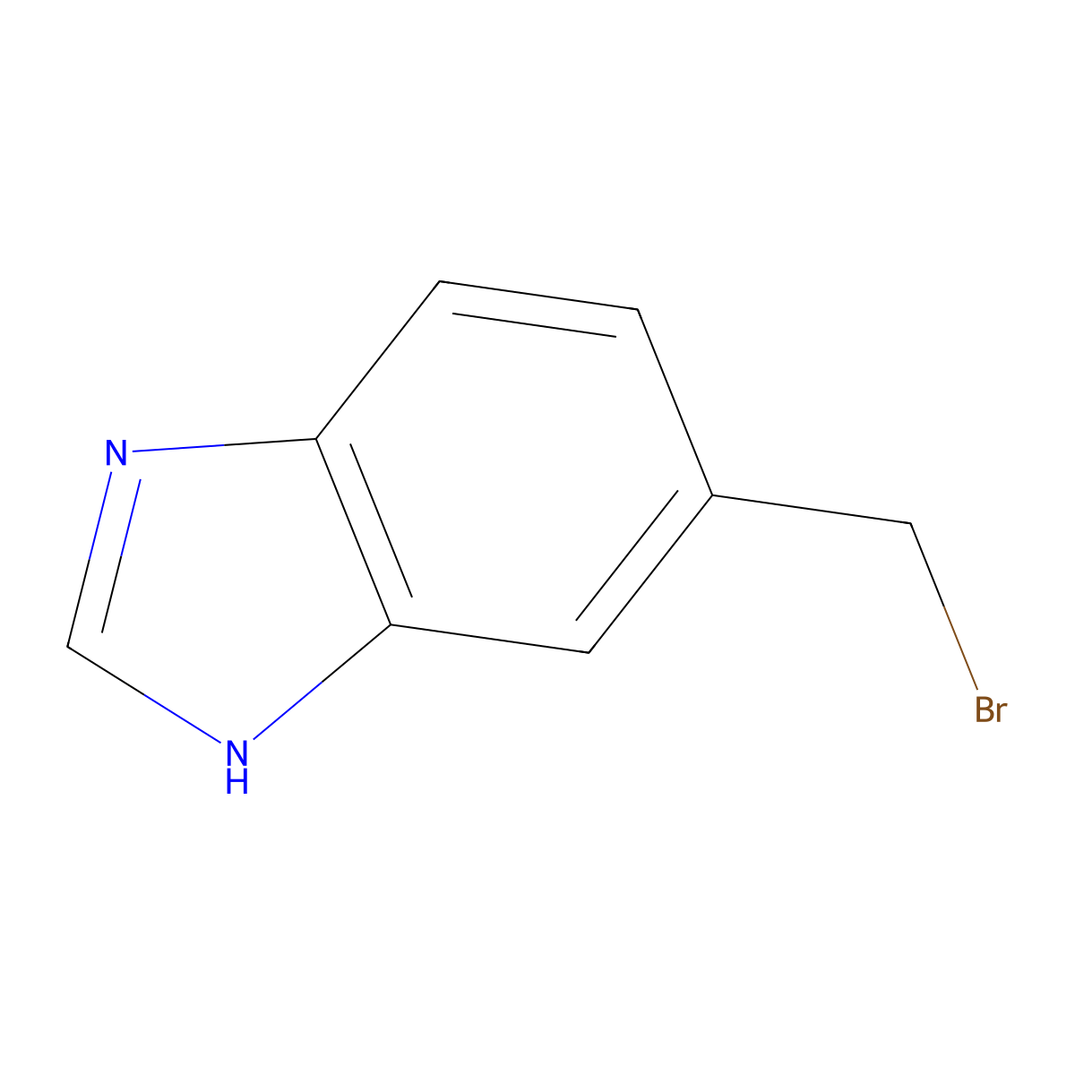 5-(Bromomethyl)-1H-benzo[d]imidazole molecular structure, CAS 1211523-55-5