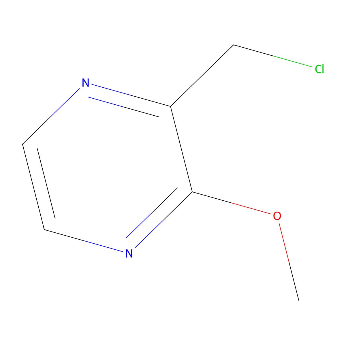 2-Chloromethyl-3-methoxy-pyrazine molecular structure, CAS 1211525-85-7
