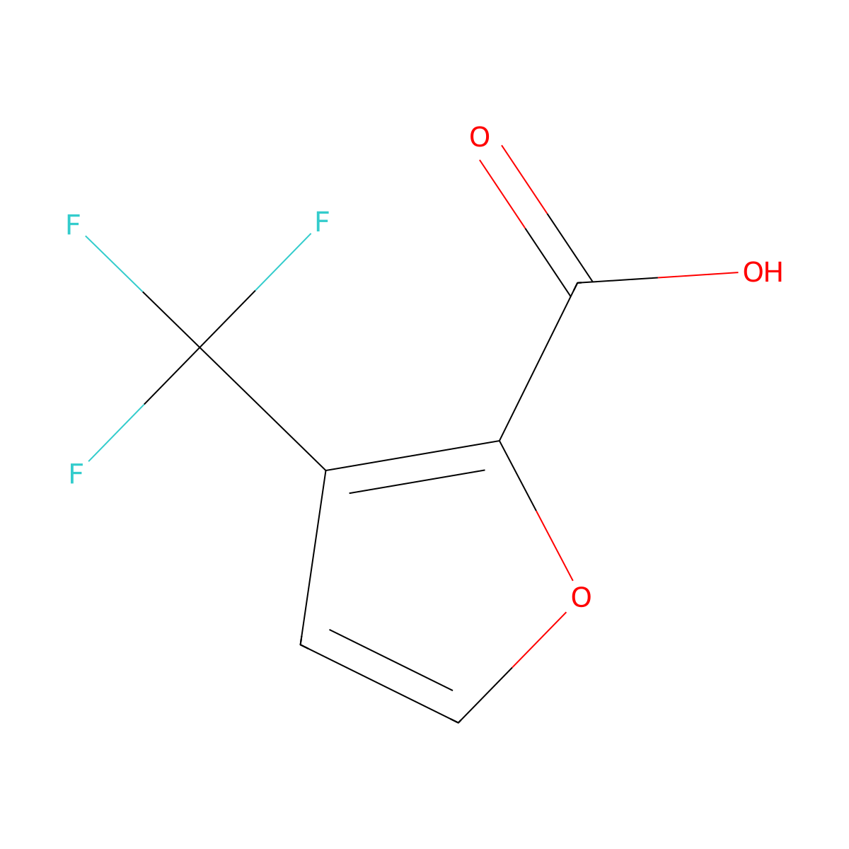 3-(Trifluoromethyl)furan-2-carboxylic acid molecular structure, CAS 1211526-87-2