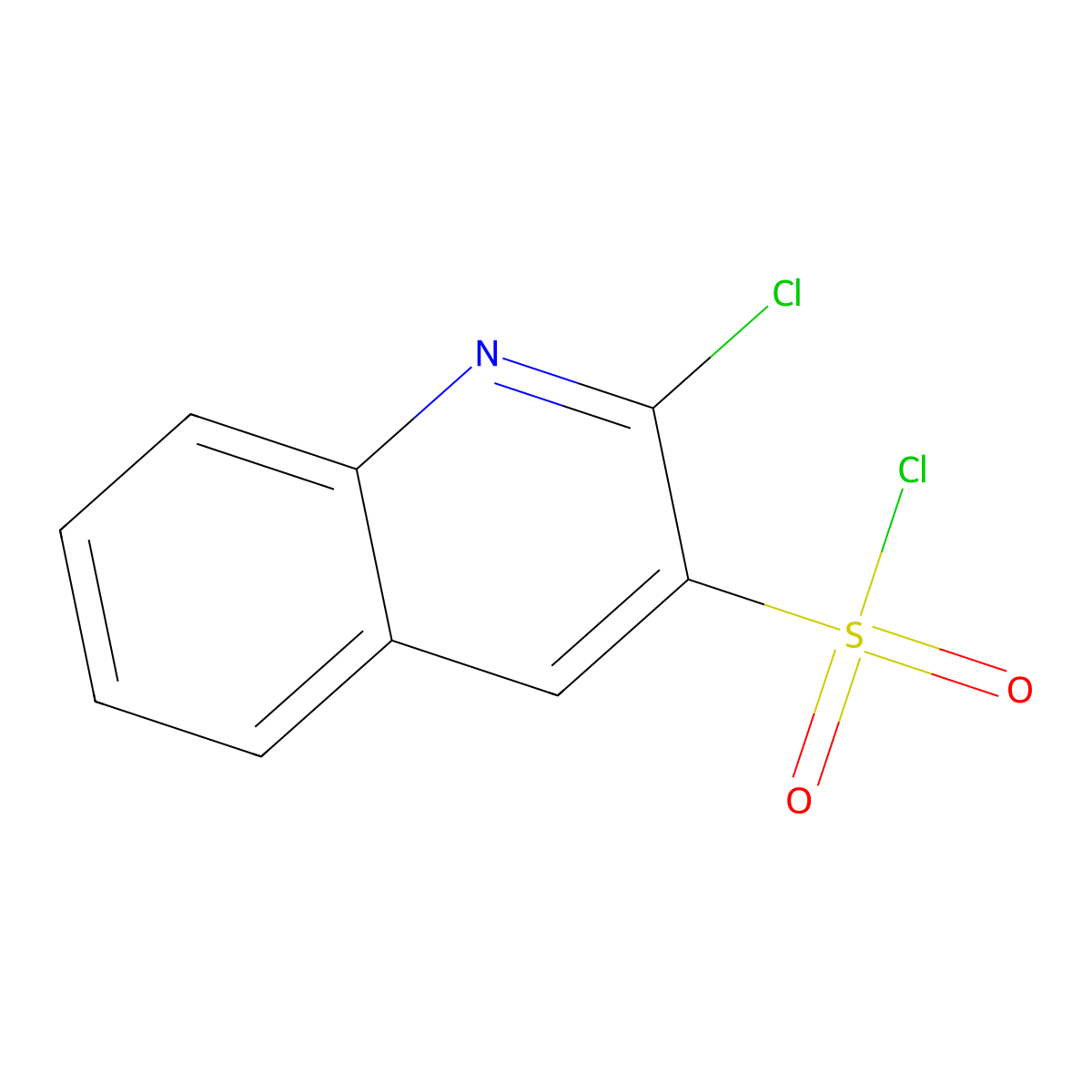 2-Chloroquinoline-3-sulfonic acid chloride molecular structure, CAS 1211527-11-5