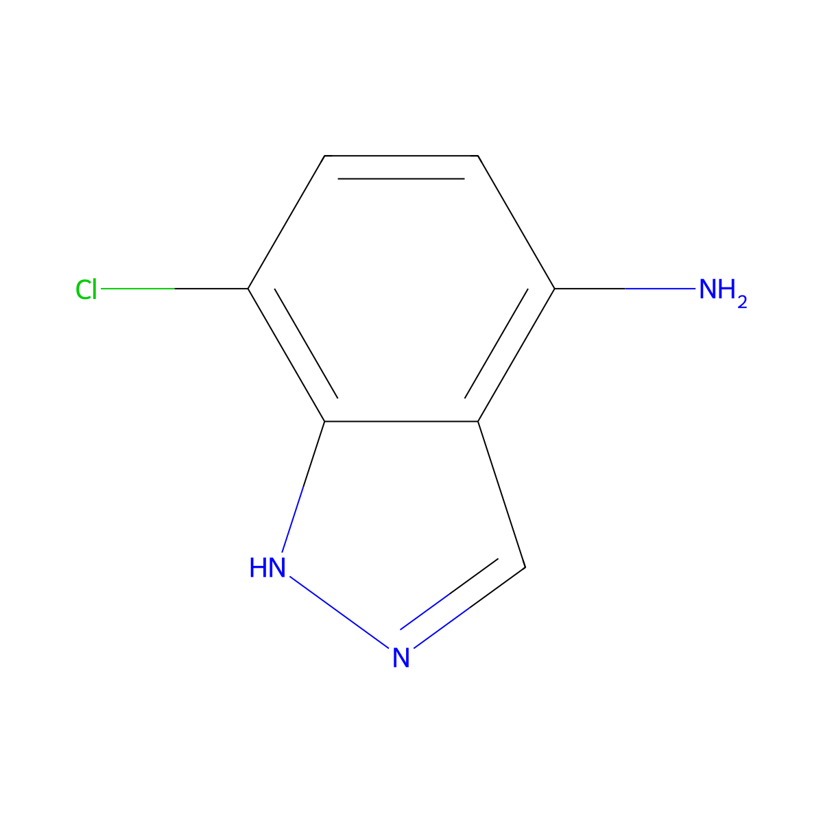 7-Chloro-1H-indazol-4-amine molecular structure, CAS 1211527-21-7