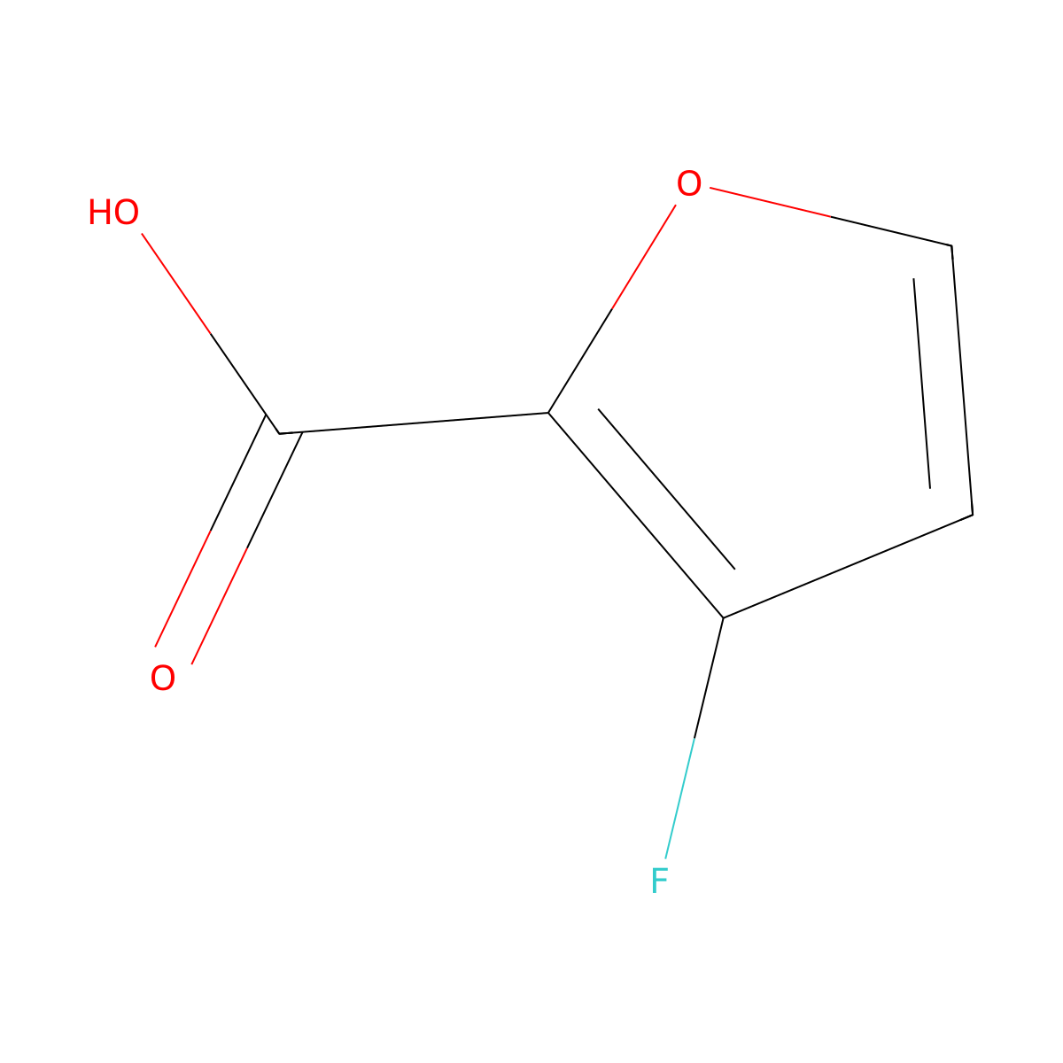 3-Fluorofuran-2-carboxylic acid molecular structure, CAS 1211527-72-8