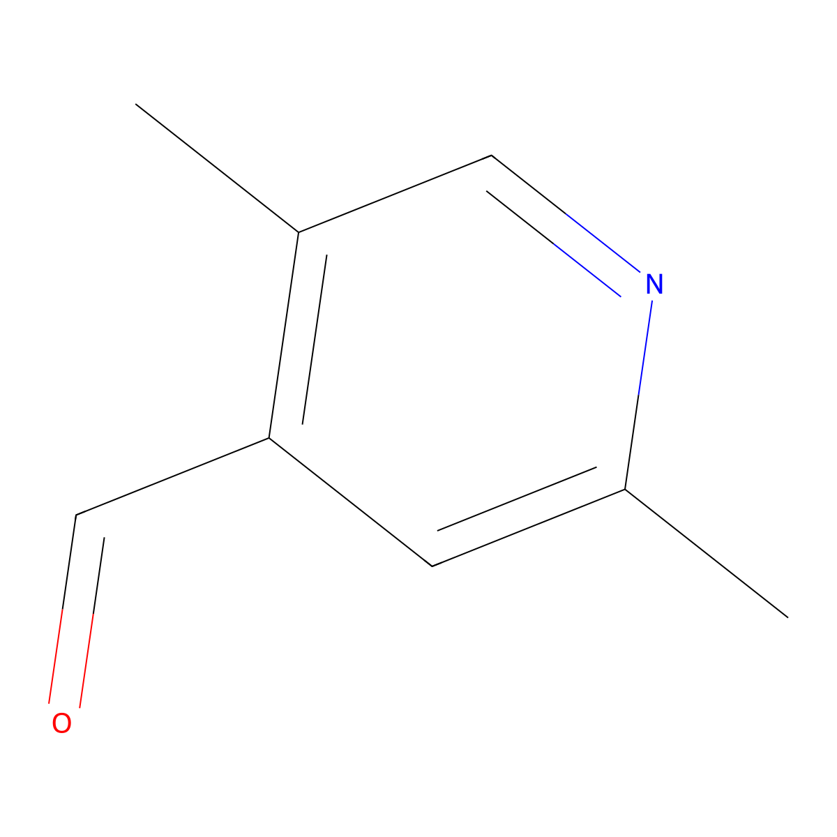 2,5-Dimethylisonicotinaldehyde molecular structure, CAS 1211529-12-2