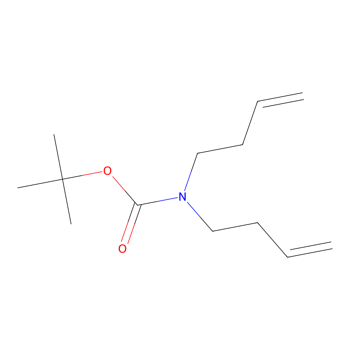 tert-Butyl di(but-3-en-1-yl)carbamate molecular structure, CAS 1211531-07-5