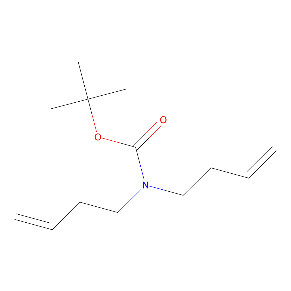 tert-Butyl di(but-3-en-1-yl)carbamate molecular structure, CAS 1211531-07-5