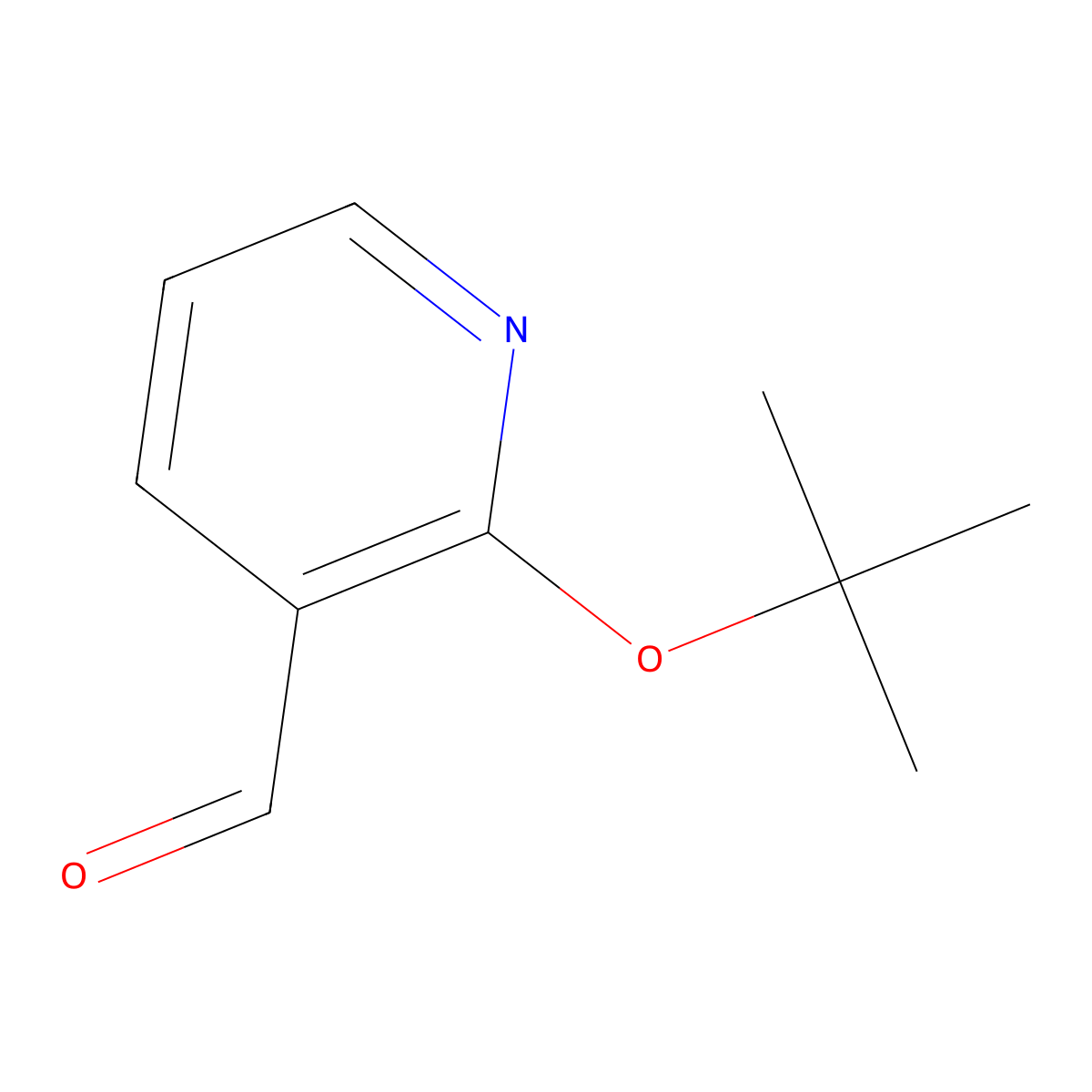 2-(Tert-butoxy)pyridine-3-carbaldehyde molecular structure, CAS 1211532-74-9