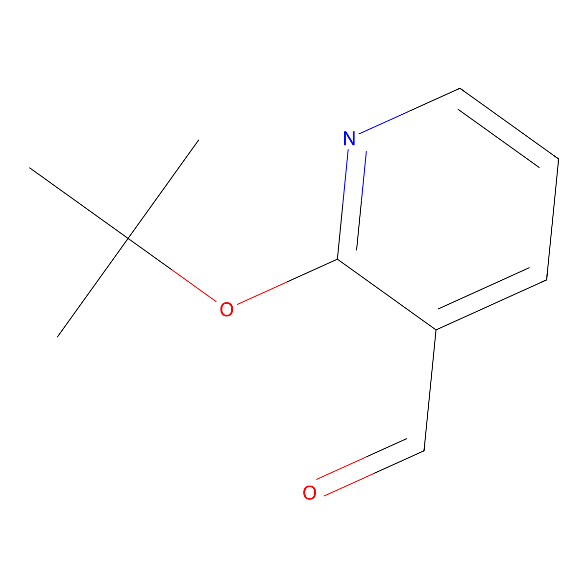 2-(Tert-butoxy)pyridine-3-carbaldehyde molecular structure, CAS 1211532-74-9