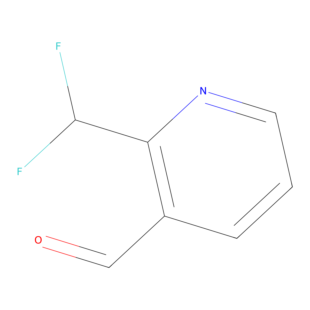 2-(Difluoromethyl)nicotinaldehyde molecular structure, CAS 1211532-98-7