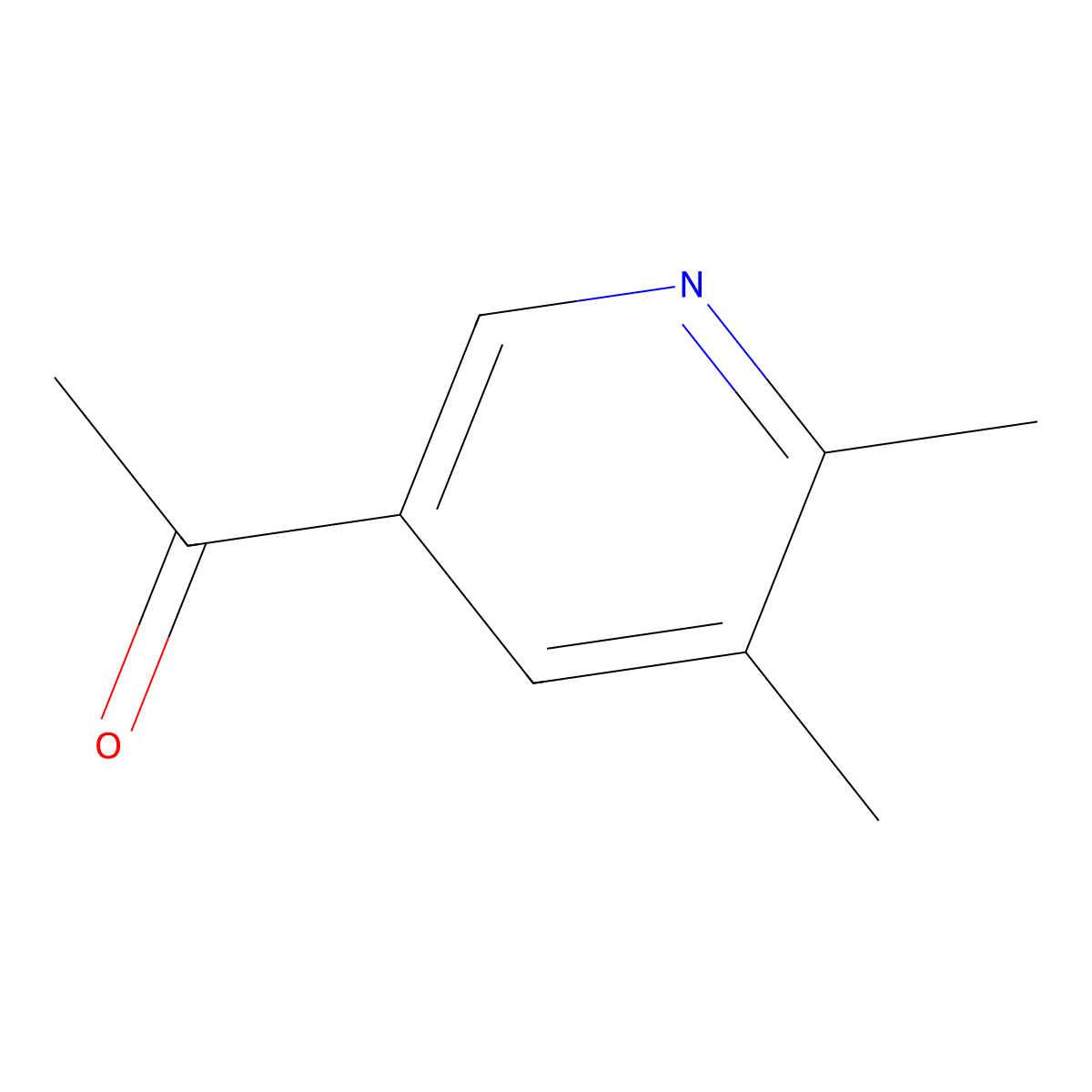 1-(5,6-Dimethylpyridin-3-YL)ethanone molecular structure, CAS 1211535-68-0