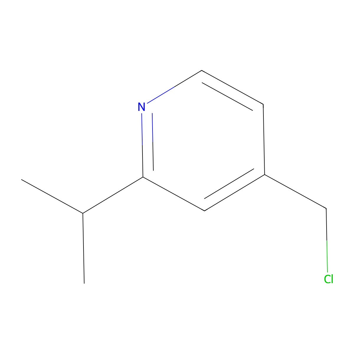 4-(Chloromethyl)-2-isopropylpyridine molecular structure, CAS 1211536-69-4