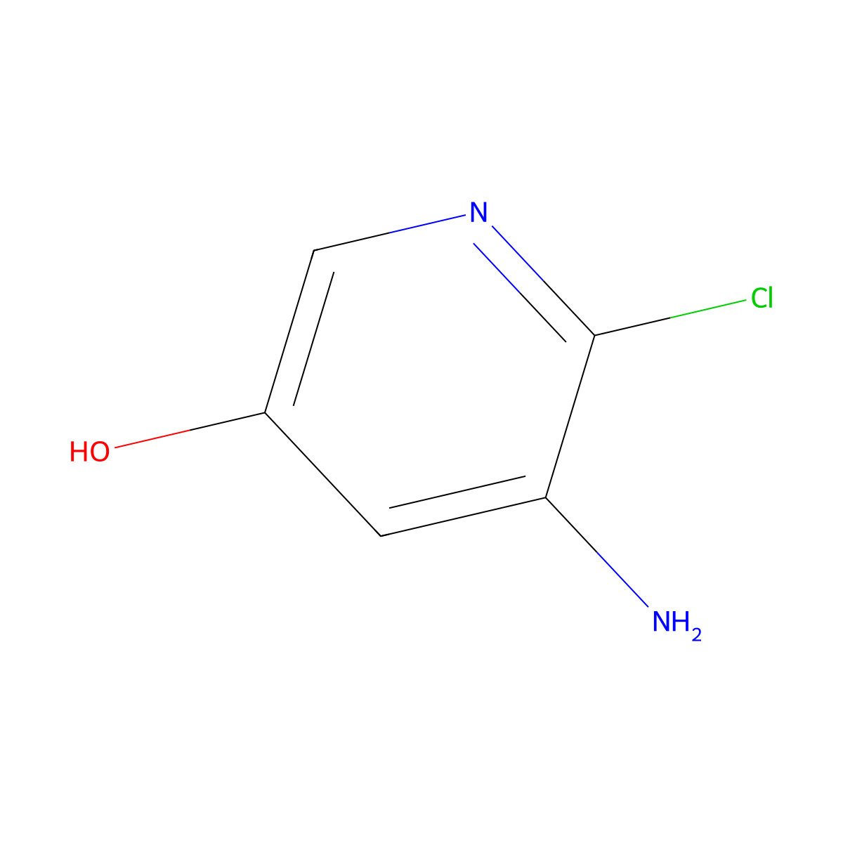 5-Amino-6-chloropyridin-3-OL molecular structure, CAS 1211537-54-0
