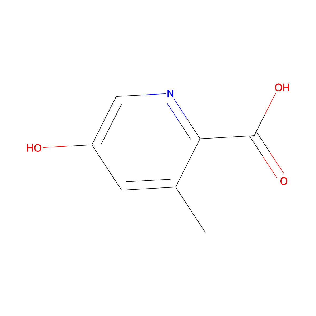 5-Hydroxy-3-methylpicolinic acid molecular structure, CAS 1211542-19-6