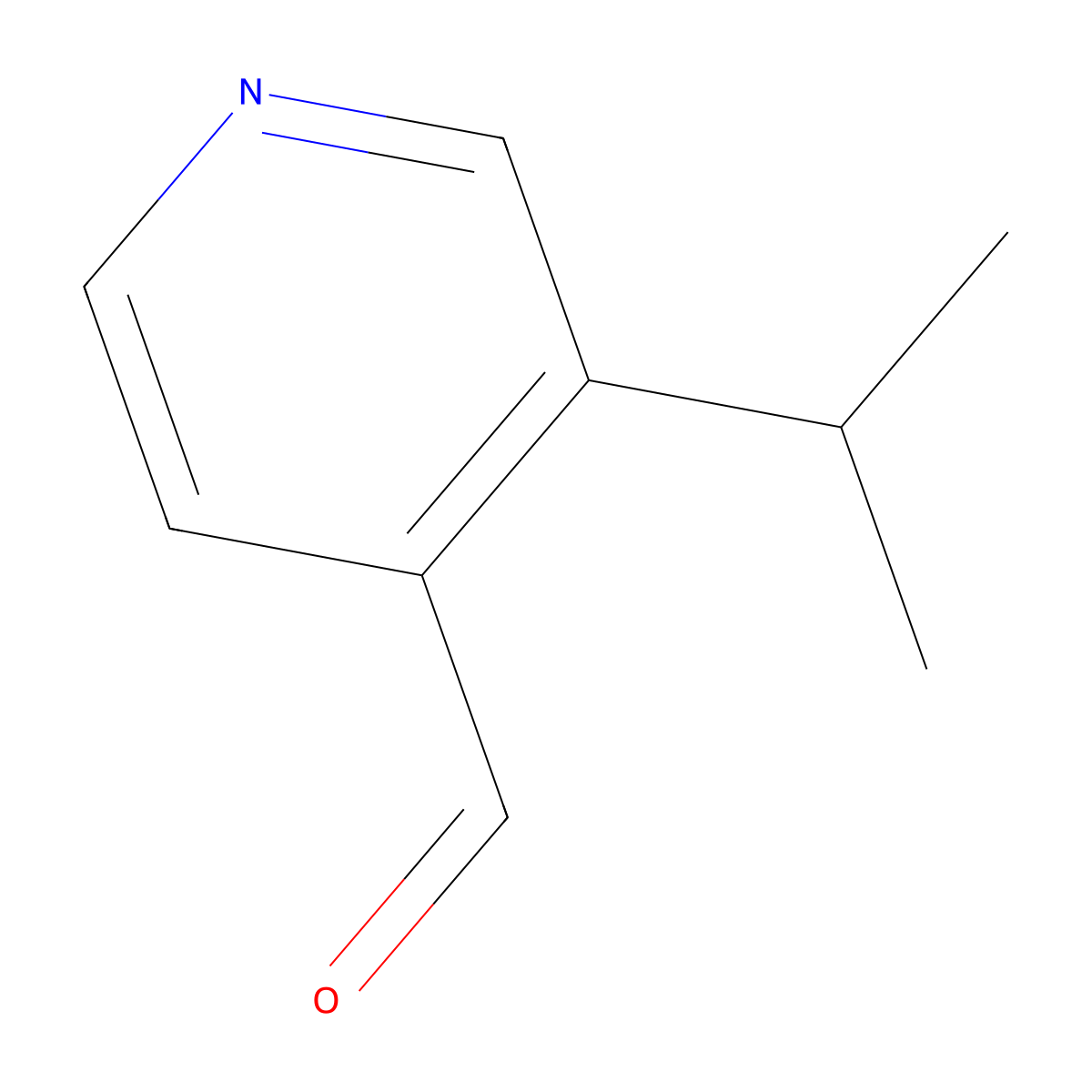 3-Isopropylisonicotinaldehyde molecular structure, CAS 1211578-15-2