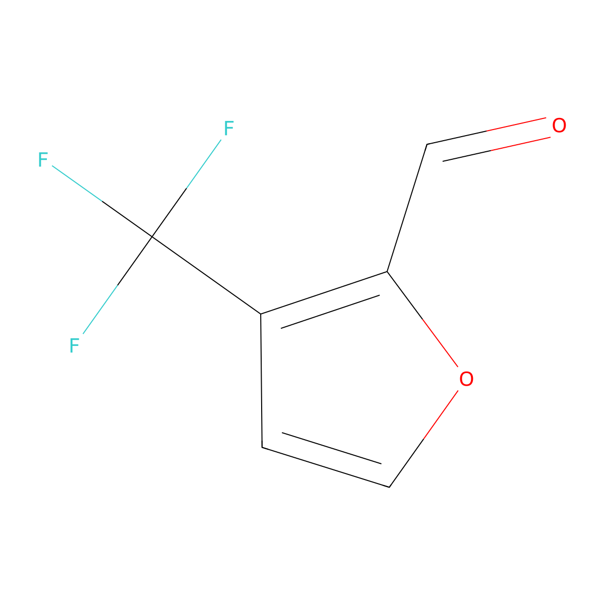 3-(Trifluoromethyl)furan-2-carbaldehyde molecular structure, CAS 1211578-48-1