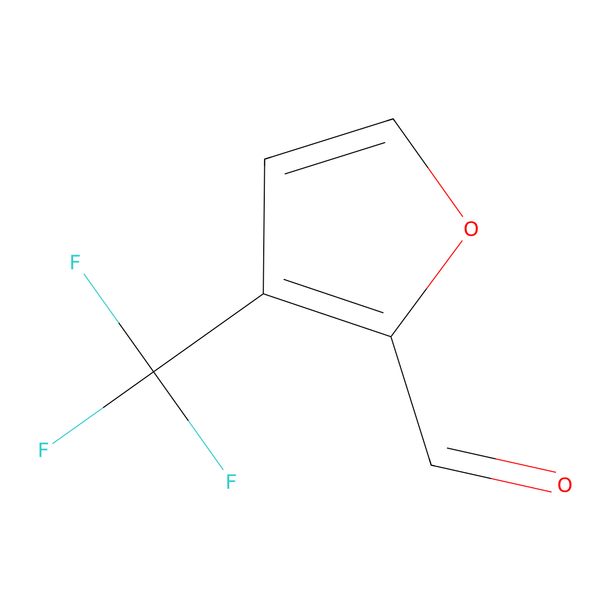 3-(Trifluoromethyl)furan-2-carbaldehyde molecular structure, CAS 1211578-48-1