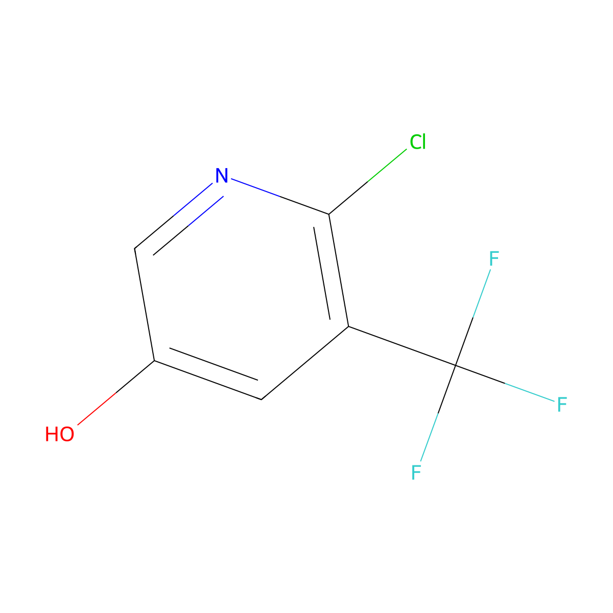 6-Chloro-5-(trifluoromethyl)pyridin-3-OL molecular structure, CAS 1211578-93-6