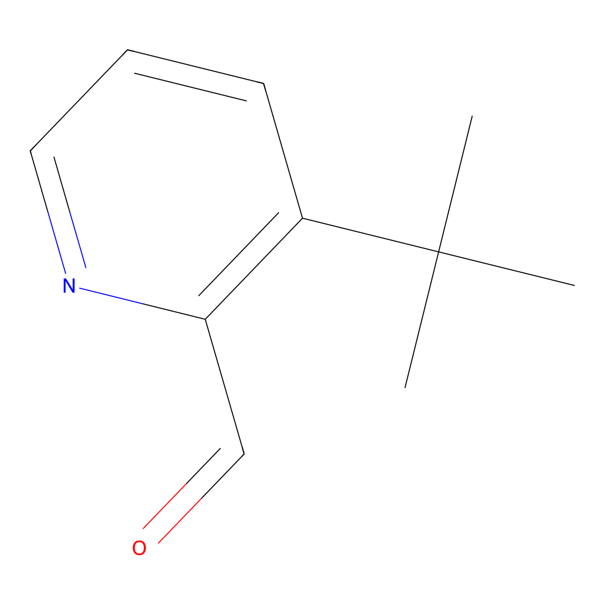 3-(tert-Butyl)picolinaldehyde molecular structure, CAS 1211579-00-8