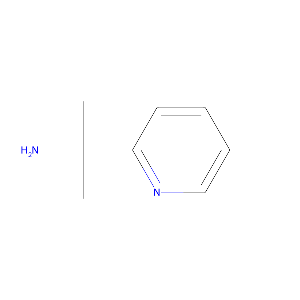 2-(5-Methylpyridin-2-yl)propan-2-amine molecular structure, CAS 1211579-61-1