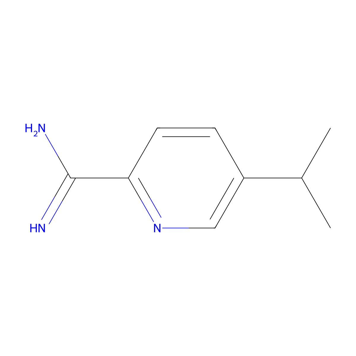 5-Isopropylpicolinimidamide molecular structure, CAS 1211583-30-0