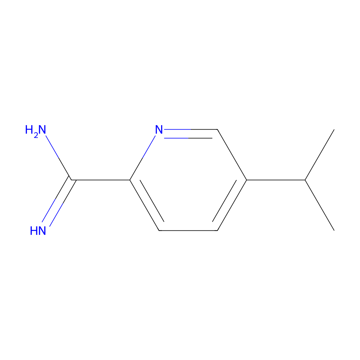 5-Isopropylpicolinimidamide molecular structure, CAS 1211583-30-0