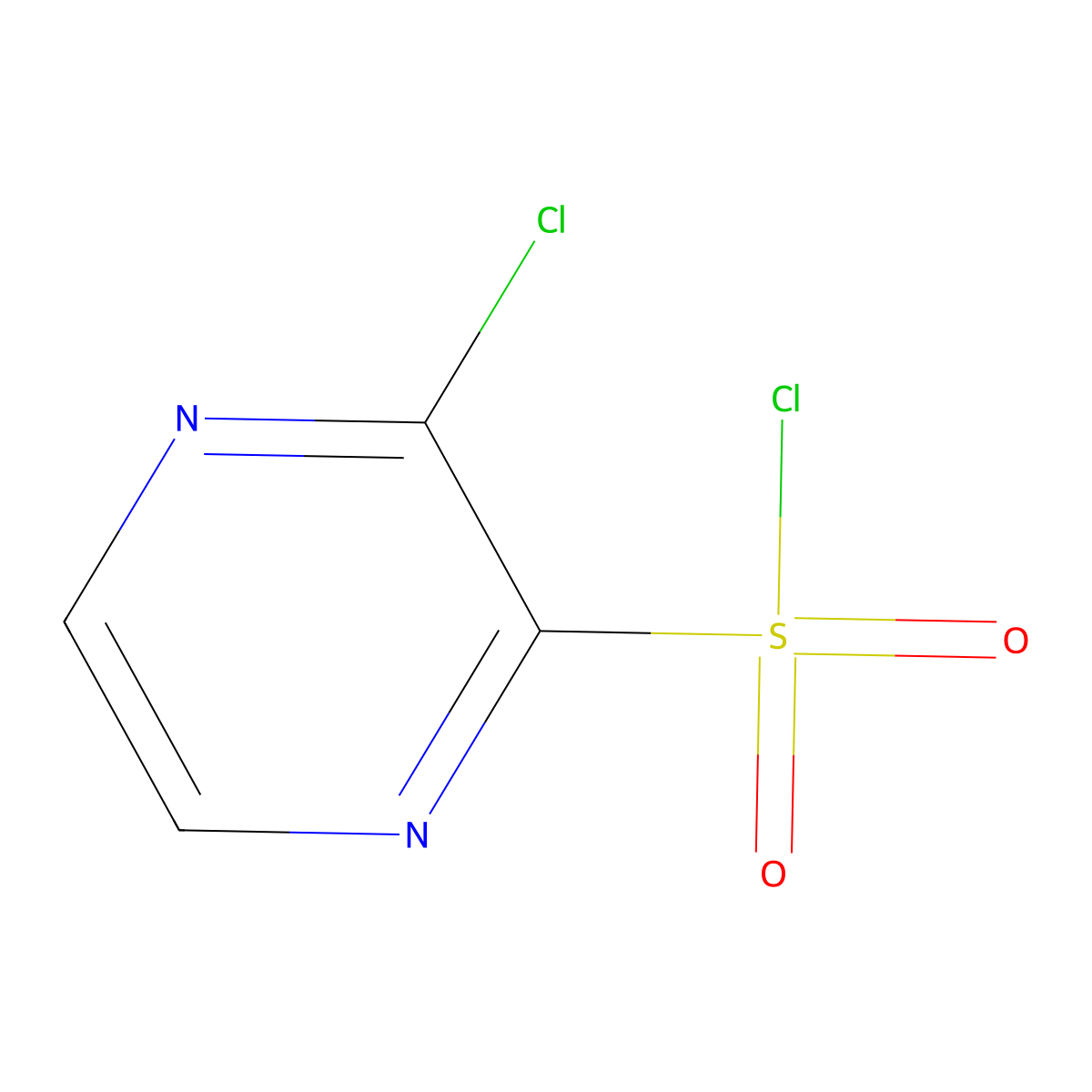 3-Chloropyrazine-2-sulfonyl chloride molecular structure, CAS 1211583-97-9