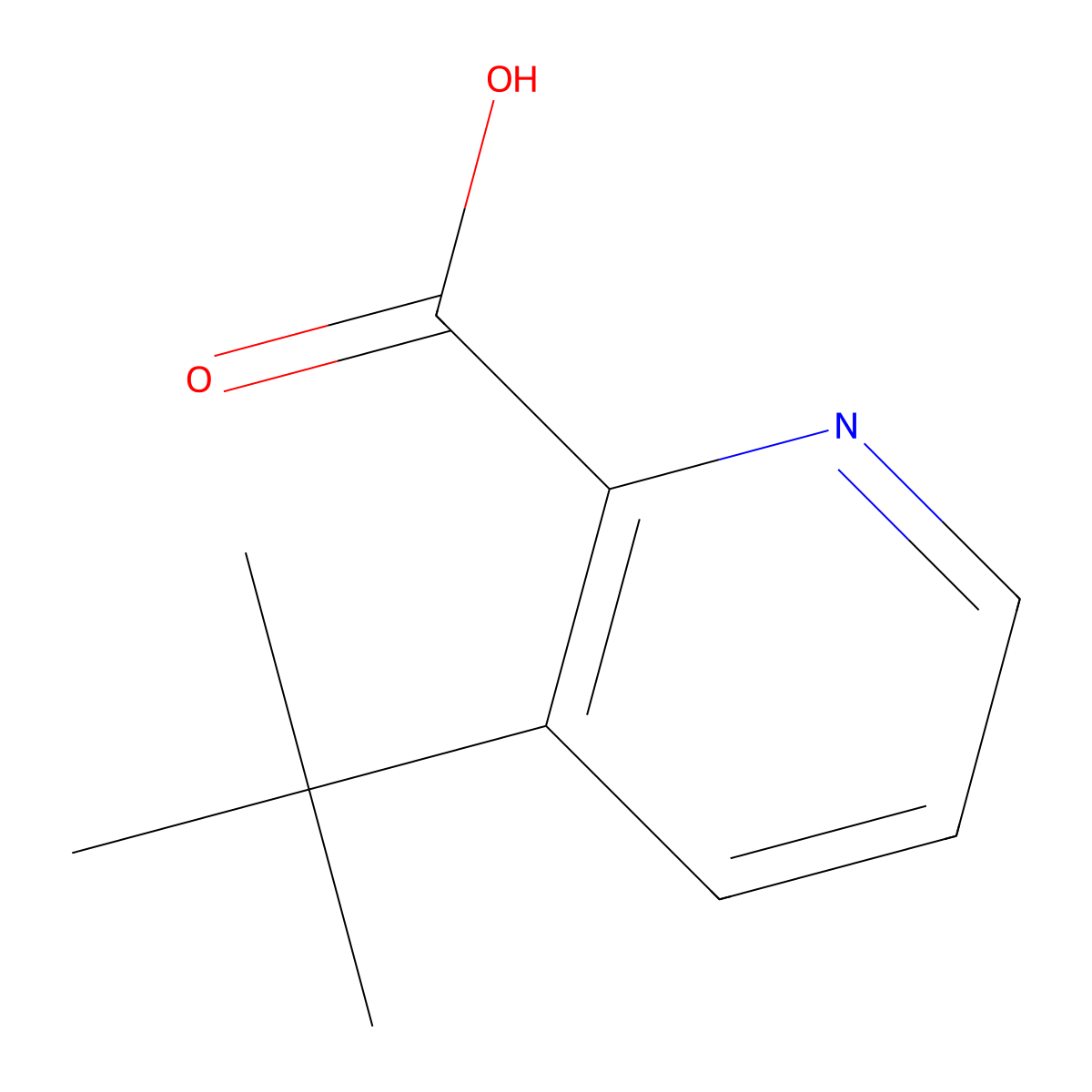 3-(tert-Butyl)picolinic acid molecular structure, CAS 1211584-45-0