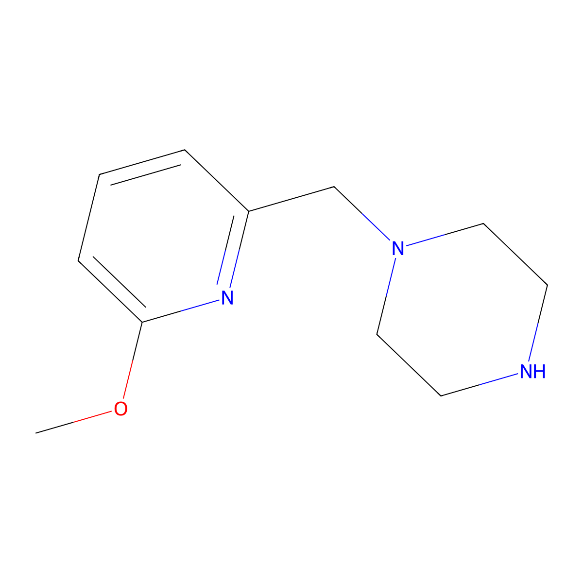 6-(Piperazin-1-ylmethyl)pyridin-2-ol molecular structure, CAS 1211585-16-8