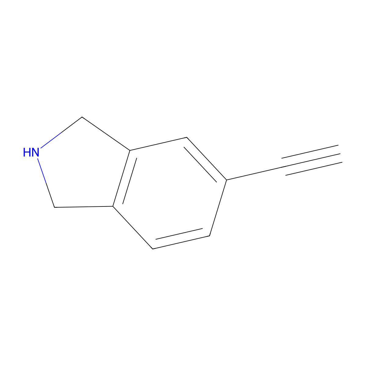 5-Ethynylisoindoline molecular structure, CAS 1211586-61-6