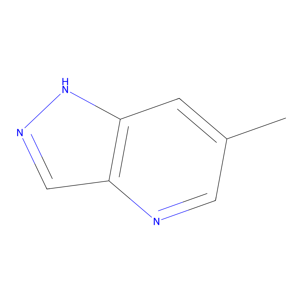 6-Methyl-1H-pyrazolo[4,3-b]pyridine molecular structure, CAS 1211586-99-0