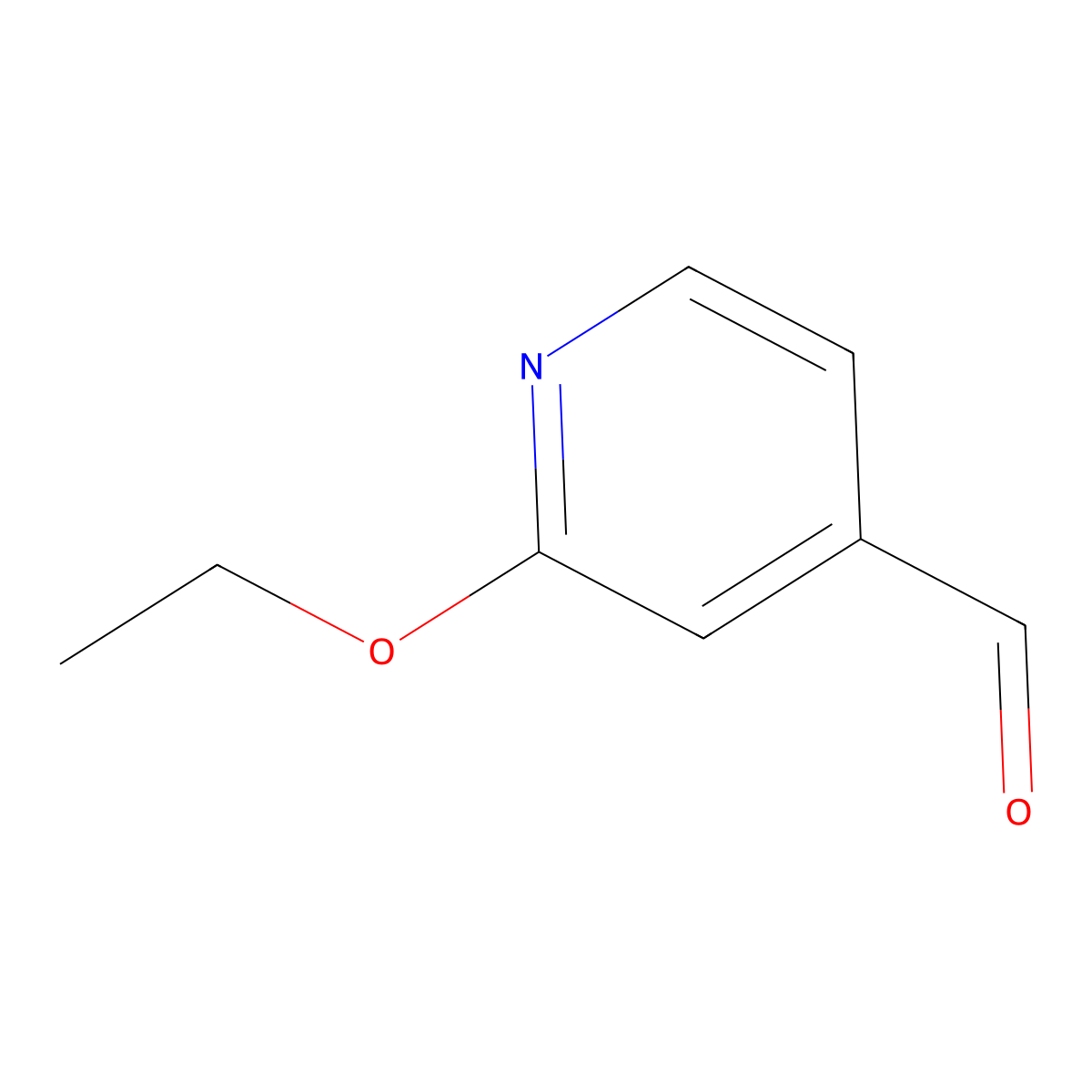 2-Ethoxypyridine-4-carbaldehyde molecular structure, CAS 1211587-25-5
