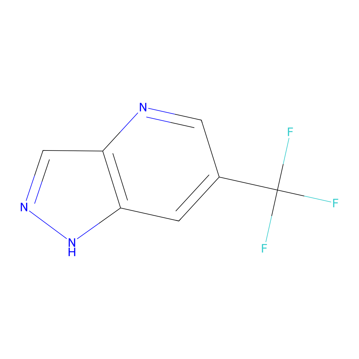 6-(Trifluoromethyl)-1H-pyrazolo[4,3-B]pyridine molecular structure, CAS 1211589-93-3