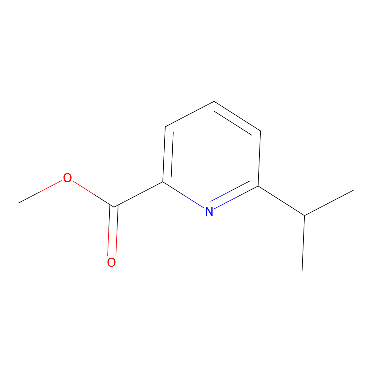 Methyl 6-isopropylpicolinate molecular structure, CAS 1211590-16-7
