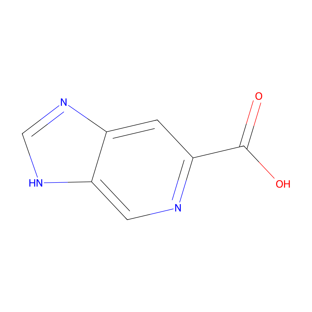 3h-Imidazo[4,5-c]pyridine-6-carboxylic acid molecular structure, CAS 1211590-38-3