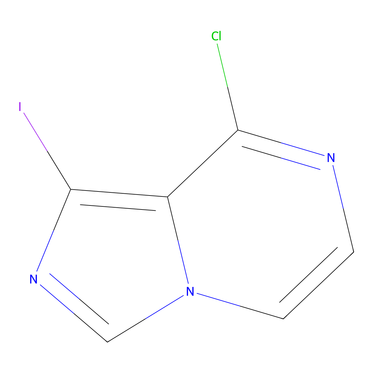 8-Chloro-1-iodoimidazo[1,5-A]pyrazine molecular structure, CAS 1211591-21-7