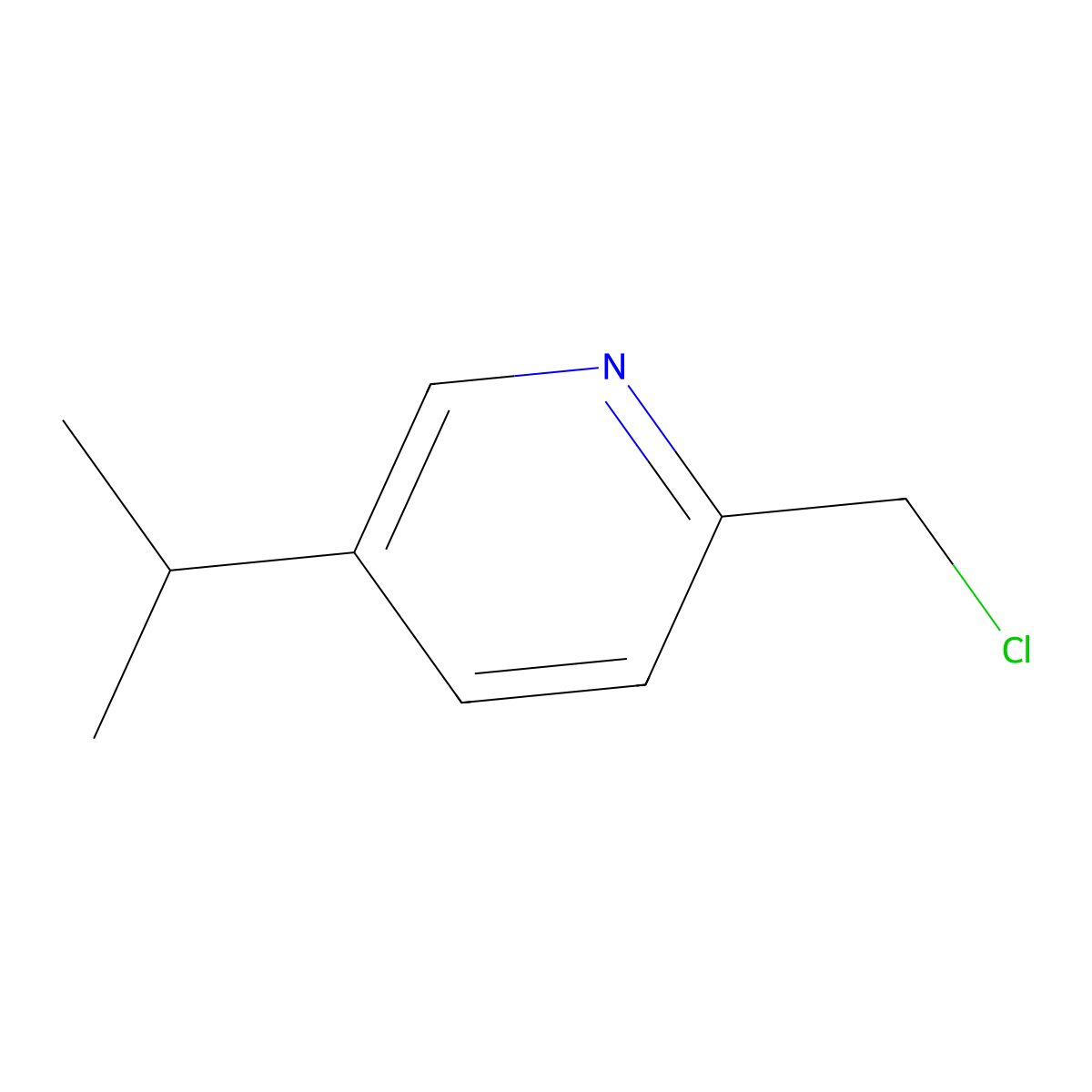 2-(Chloromethyl)-5-isopropylpyridine molecular structure, CAS 1211591-43-3