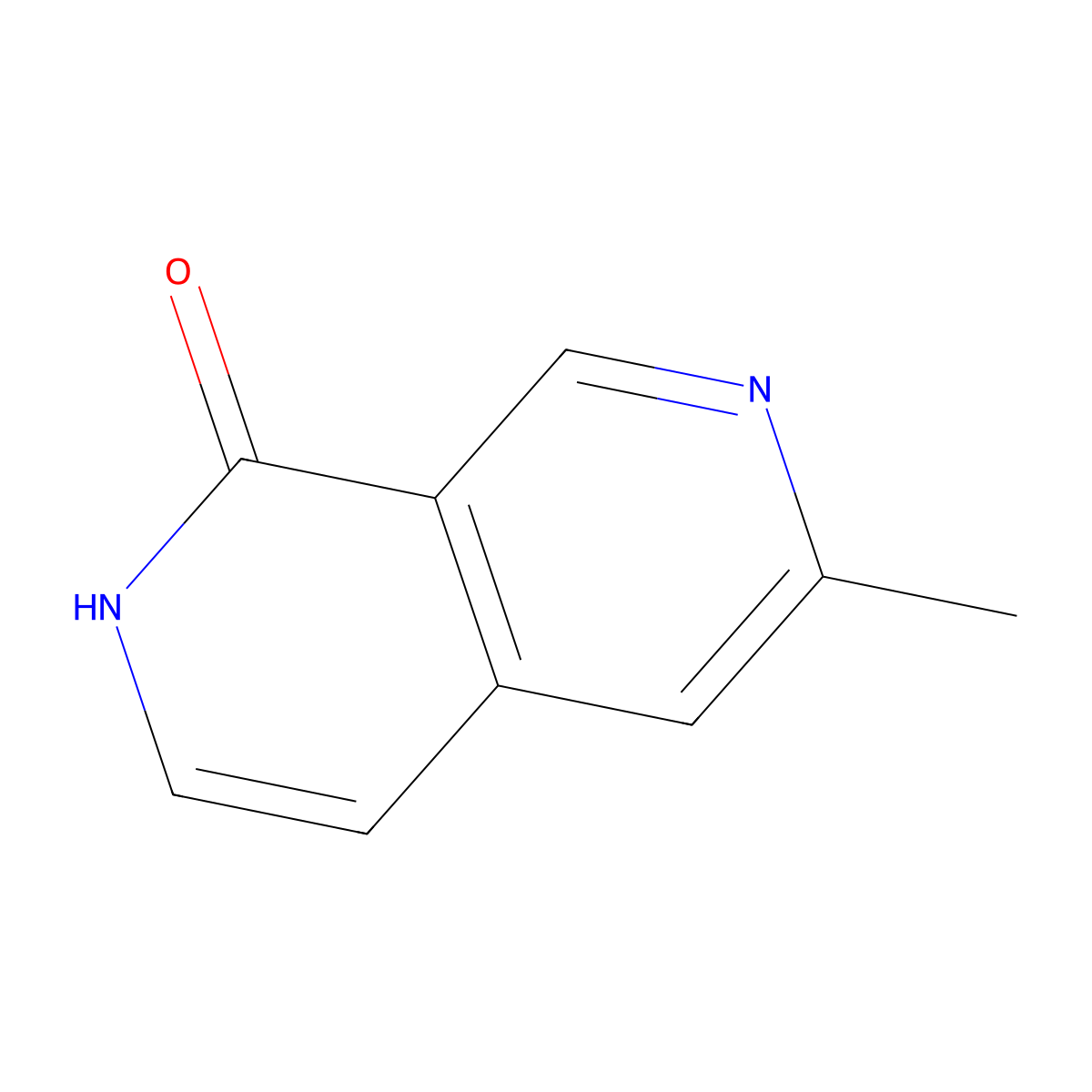 6-Methyl-2,7-naphthyridin-1(2H)-one molecular structure, CAS 1211594-51-2