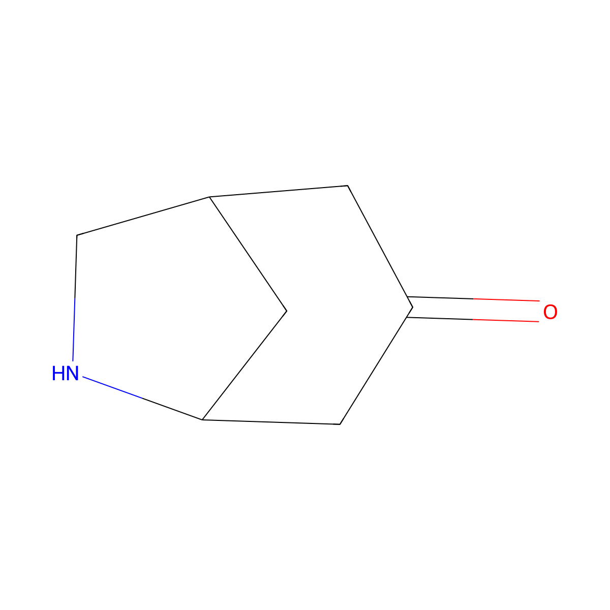6-Azabicyclo[3.2.1]octan-3-one molecular structure, CAS 1211597-02-2