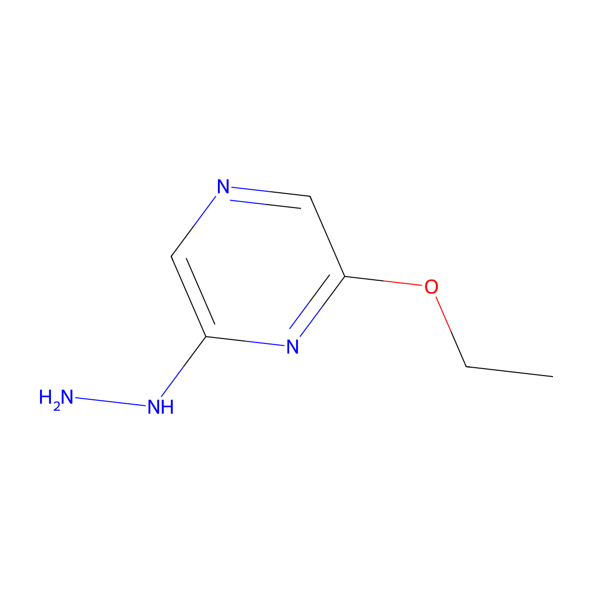 2-Ethoxy-6-hydrazinylpyrazine molecular structure, CAS 1211597-08-8