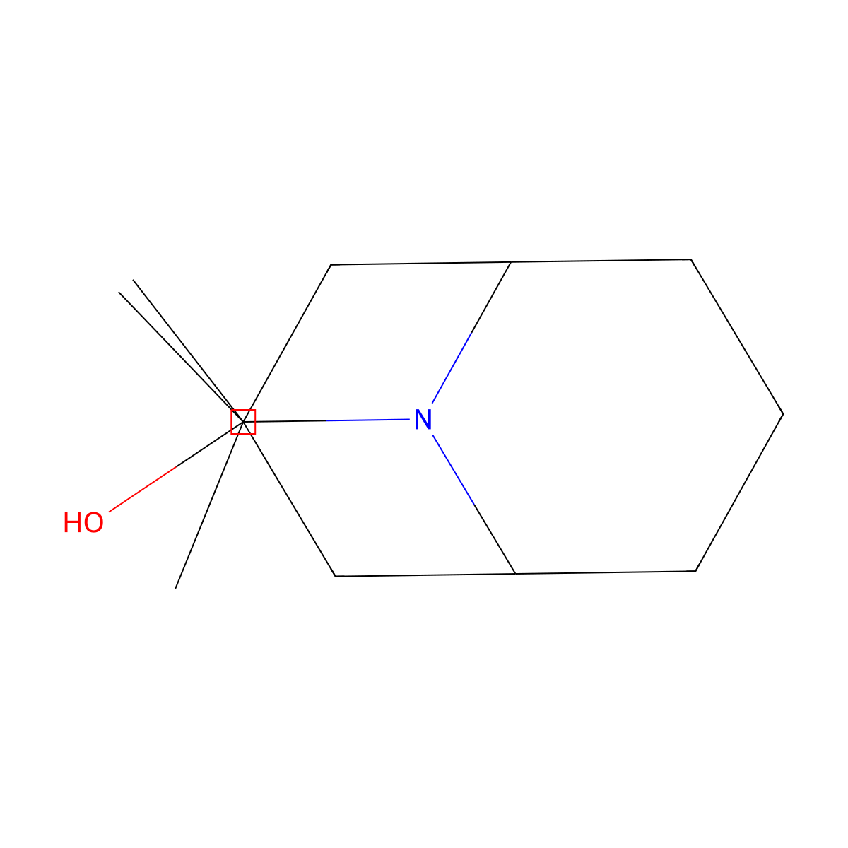 3-Methyl-9-(propan-2-yl)-9-azabicyclo[3.3.1]nonan-3-ol molecular structure, CAS 1211710-57-4