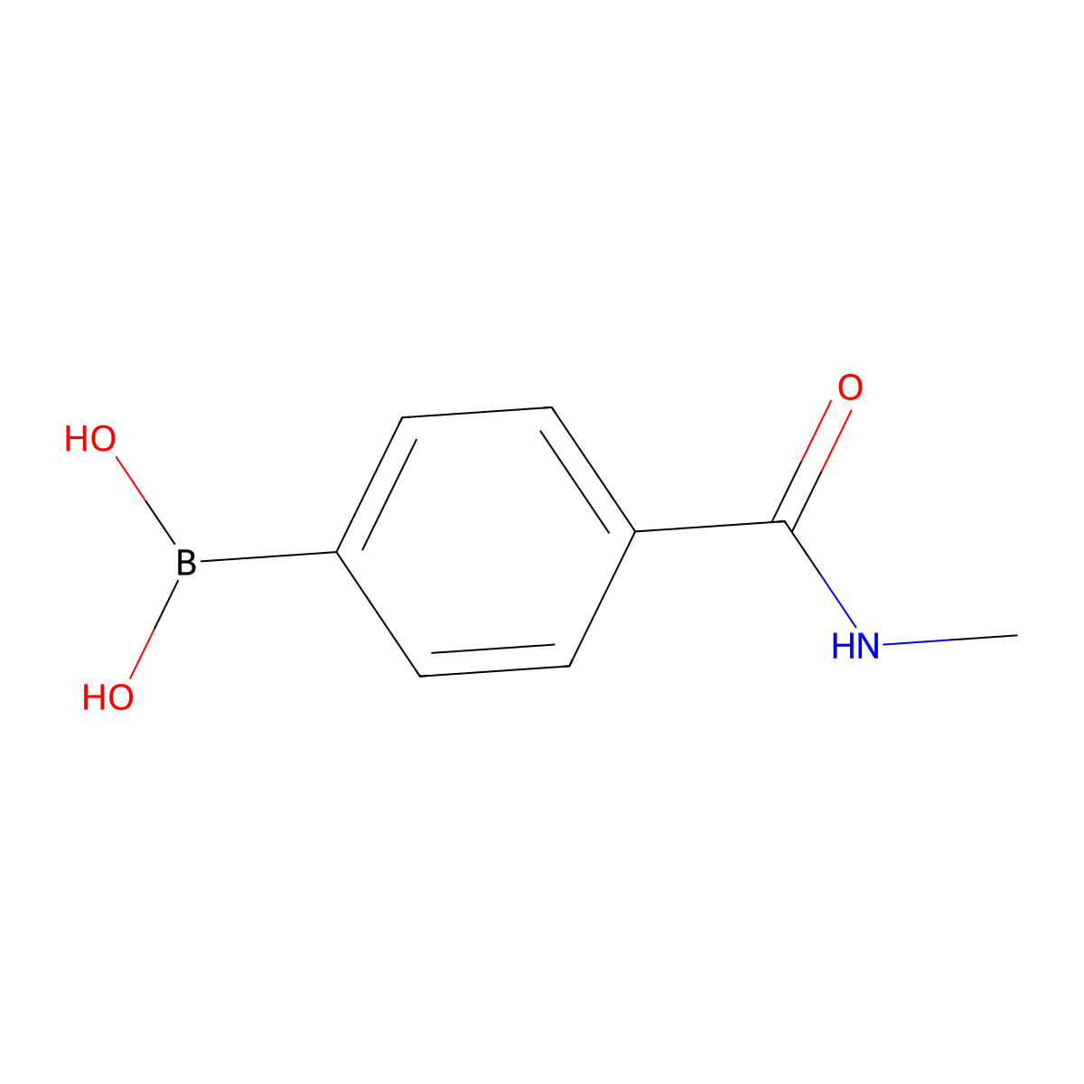 4-(Methylcarbamoyl)benzeneboronic acid molecular structure, CAS 121177-82-0