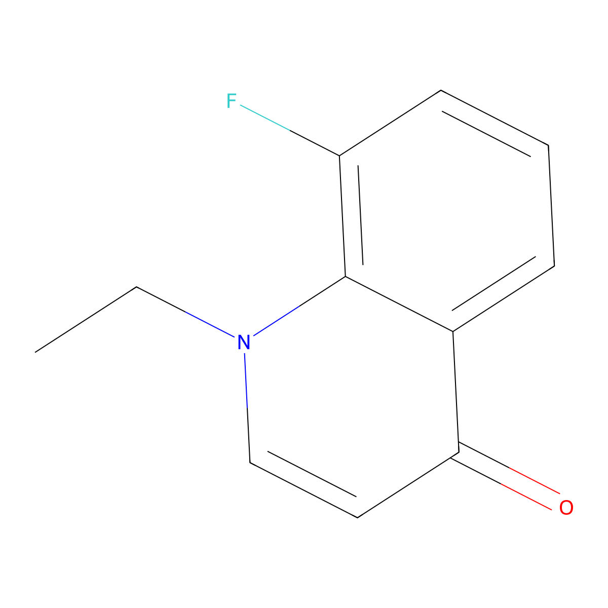 1-Ethyl-8-fluoroquinolin-4(1H)-one molecular structure, CAS 1211795-81-1