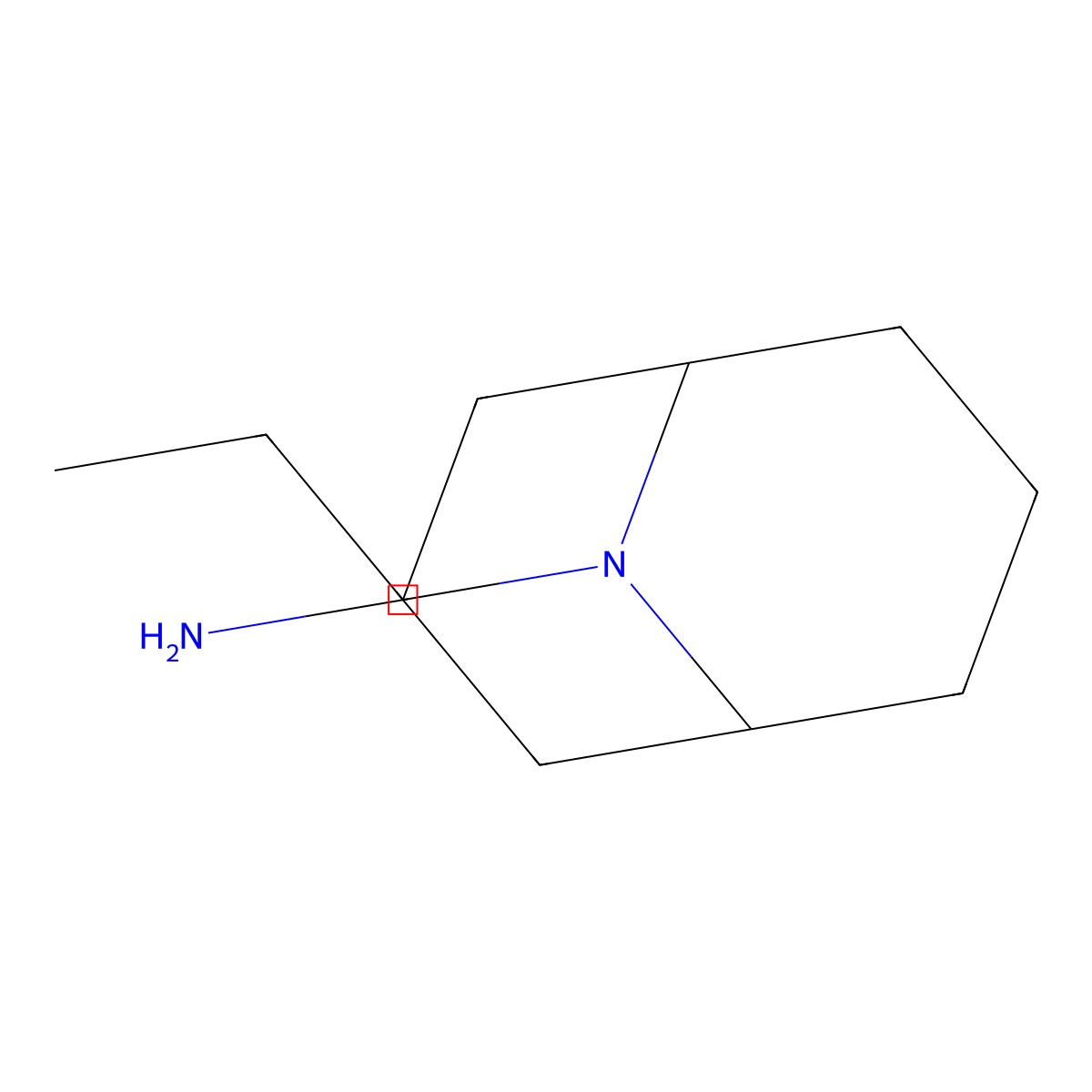 9-Propyl-9-azabicyclo[3.3.1]nonan-3-amine molecular structure, CAS 1211798-52-5