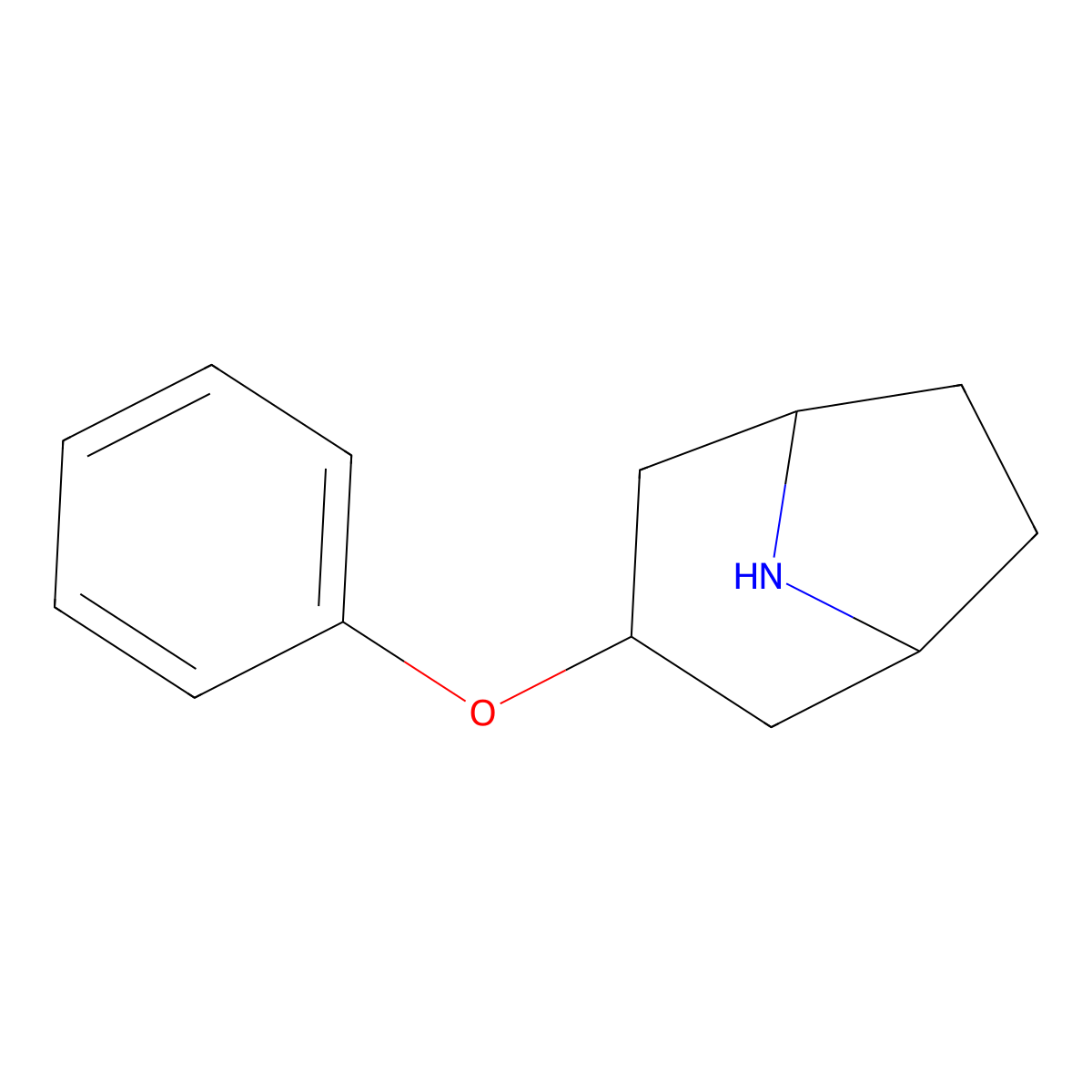 3-Phenoxy-8-azabicyclo[3.2.1]octane molecular structure, CAS 1211875-54-5