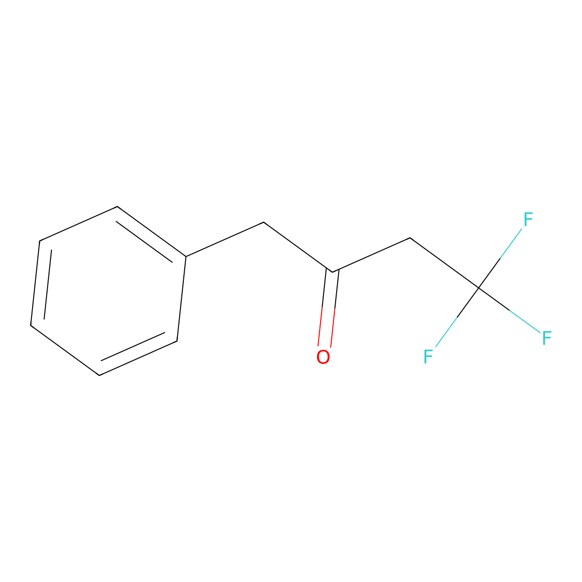 4,4,4-Trifluoro-1-phenyl-2-butanone molecular structure, CAS 121194-37-4