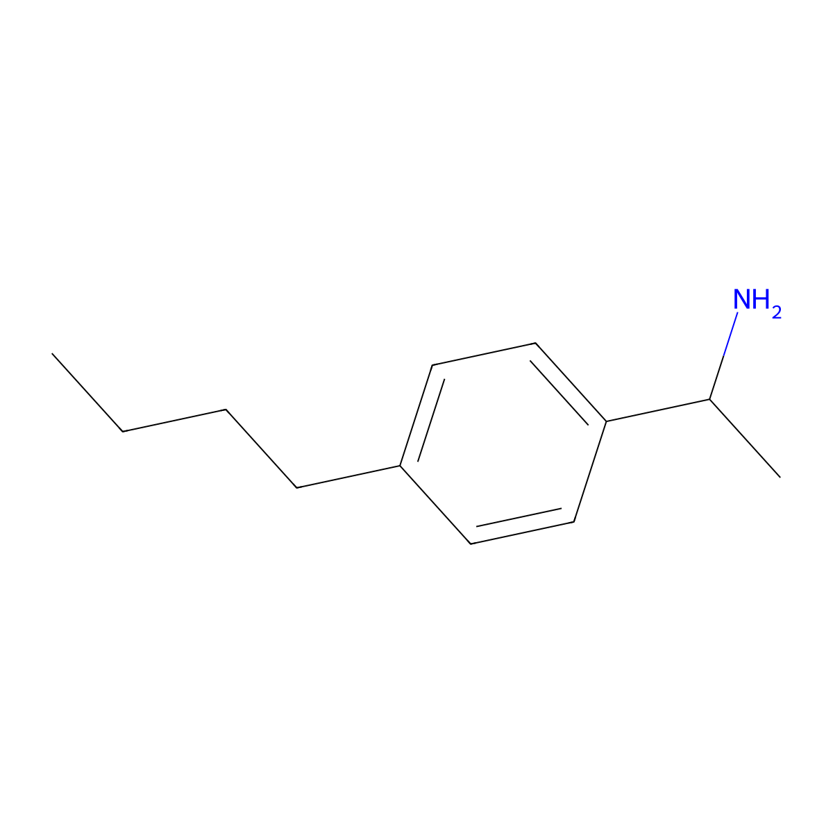 (1R)-1-(4-Butylphenyl)ethan-1-amine molecular structure, CAS 1212107-18-0