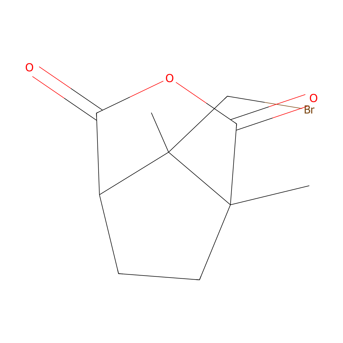 8-(Bromomethyl)-1,8-dimethyl-3-oxabicyclo[3.2.1]octane-2,4-dione molecular structure, CAS 1212142-15-8